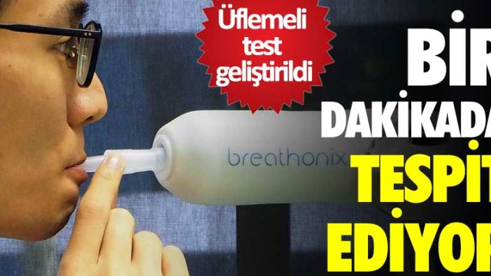 Korona virüsü dakikada tespit eden üflemeli test geliştirildi