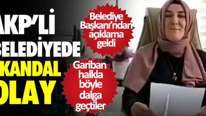 Başakşehir Belediyesi'nde bir görevli 'Gençliğe Hitabe' sözlerini kullanarak yardıma muhtaç vatandaşlarla dalga geçti