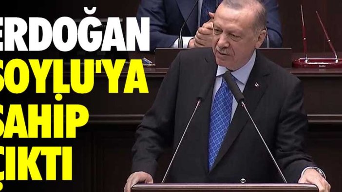 Erdoğan Süleyman Soylu'ya sahip çıktı