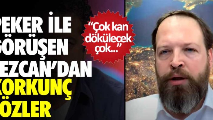 Sedat Peker'le görüştüğünü söyleyen gazeteci Fatih Tezcan'dan korkunç sözler: Çok kan dökülecek