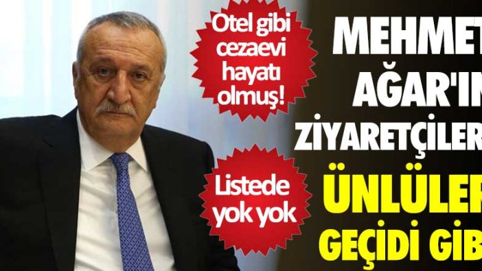 Mehmet Ağar’ın ziyaretçileri ünlüler geçidi gibi!