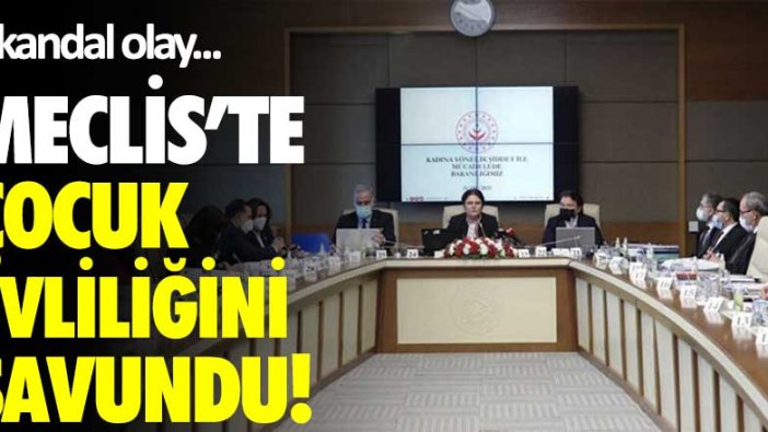 Skandal olay: Mecliste çocuk evliliğini savundu