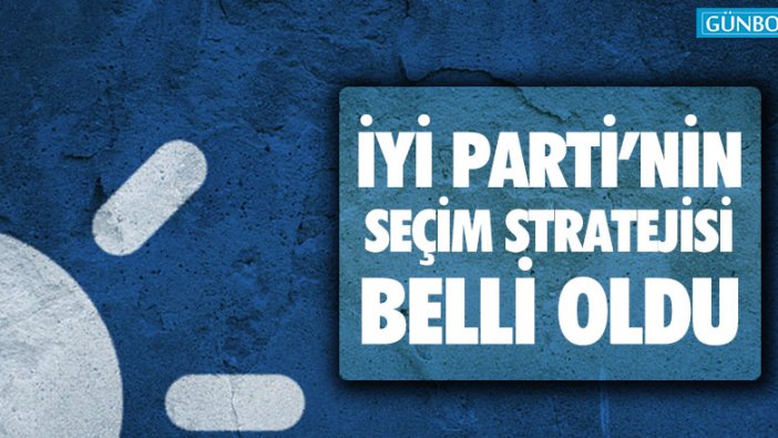 İYİ Parti'nin seçim stratejisi belli oldu!