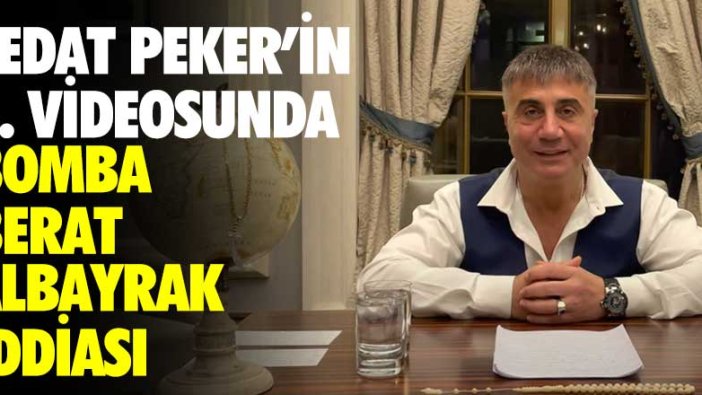 Sedat Peker'in 8. videosunda bomba Berat Albayrak iddiası! Jet yanıt geldi...