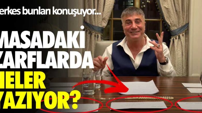 Herkes bunu konuşuyor... Sedat Peker'in masasındaki zarflarda neler yazıyor?