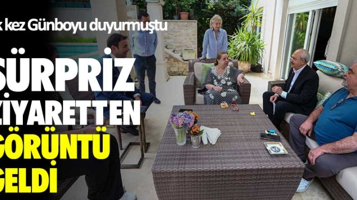 İlk kez Günboyu duyurmuştu... Sürpriz ziyaretten görüntü geldi