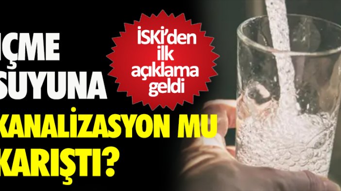 İçme suyuna kanalizasyon mu karıştı?