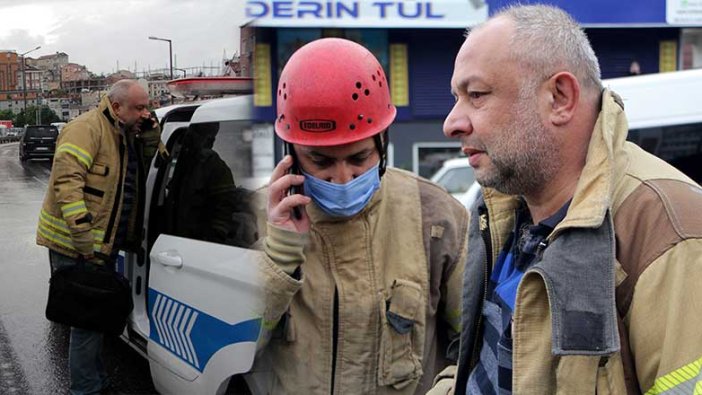 Takla atan otomobilden burnu kanamadan çıktı!