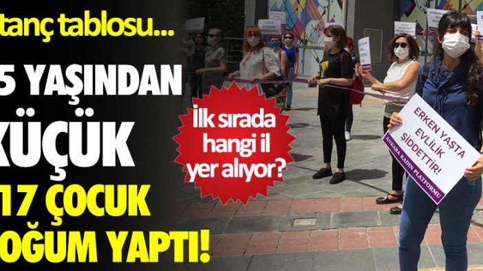 15 yaşından küçük 117 çocuk doğum yaptı!  İlk sırada hangi il yer alıyor?