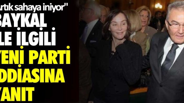 Artık sahaya iniyor... Baykal ile ilgili bomba yeni parti iddiası
