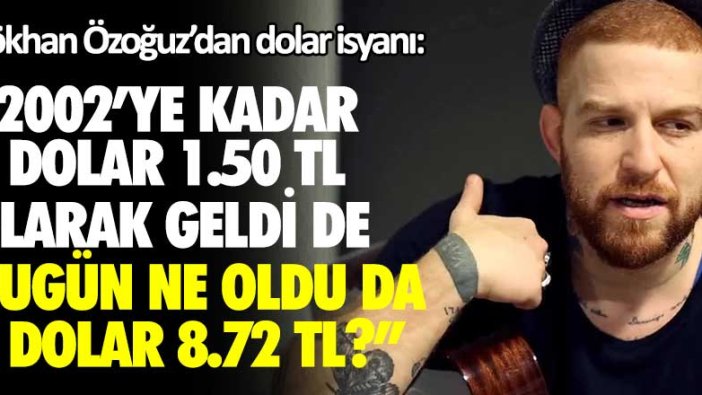 Athena solisti Gökhan Özoğuz'dan dolar isyanı!