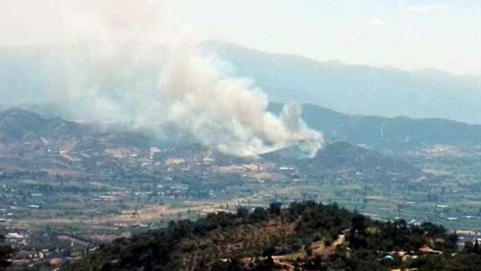 İzmir'de orman yangını