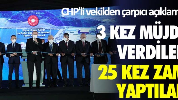 CHP'li vekilden çarpıcı açıklama: 3 kez müjde verdiler, 25 kez zam yaptılar