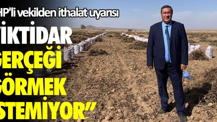 CHP'li vekil Ömer Fethi Gürer'den ithalat uyarısı: İktidar gerçeği görmek istemiyor!