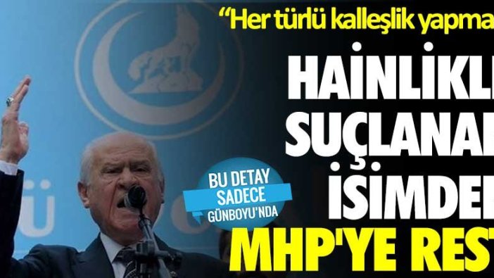 Hainlikle suçlanan isimden MHP'ye rest: Her türlü kalleşlik yapma...