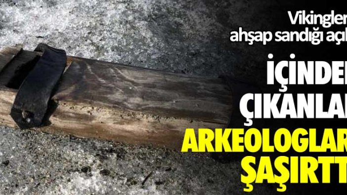 Vikinglerin ahşap sandığı açıldı! İçinden çıkanlar arkeologları şaşırttı