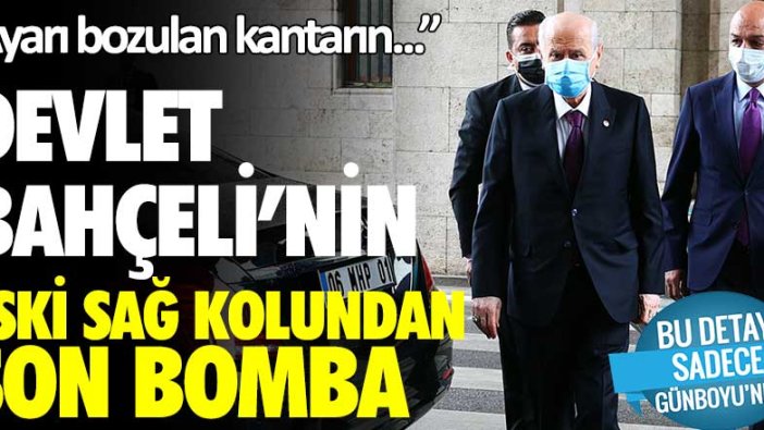 Devlet Bahçeli'nin eski sağ kolundan son bomba: Ayarı bozulan kantarın...