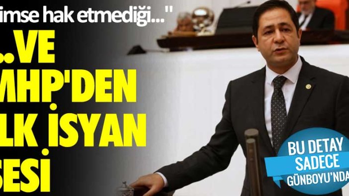 Ve MHP'den ilk isyan sesi: Kimse hak etmediği gibi...