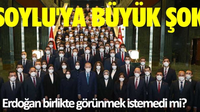 Erdoğan birlikte görünmek istemedi mi? Soylu'ya büyük şok!