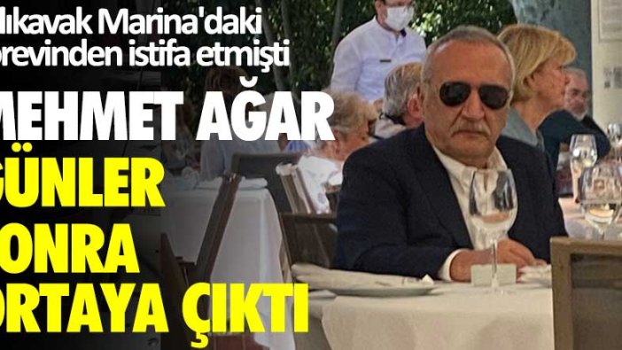 Yalıkavak Marina'daki görevinden istifa etmişti! Mehmet Ağar günler sonra ortaya çıktı