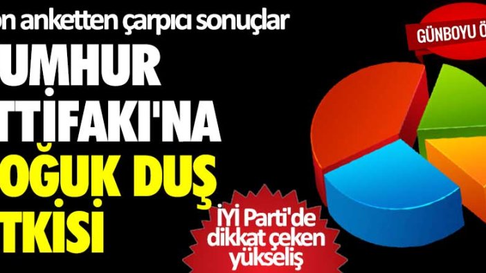 İstanbul Ekonomi Araştırma'nın son anketinden çarpıcı sonuçlar! İYİ Parti'de dikkat çeken yükseliş