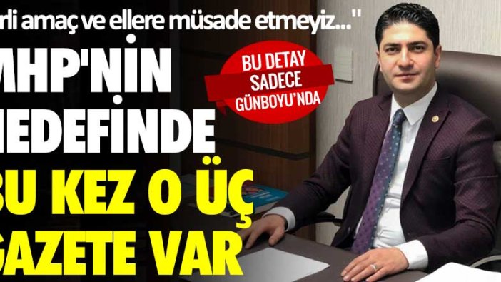 Kirli amaç ve ellere müsade etmeyiz... MHP'nin hedefinde bu kez o üç gazete var