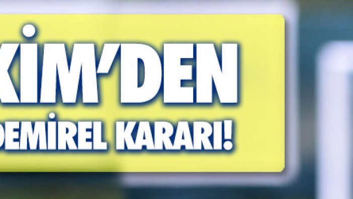 Tahkim'den Volkan Demirel kararı!