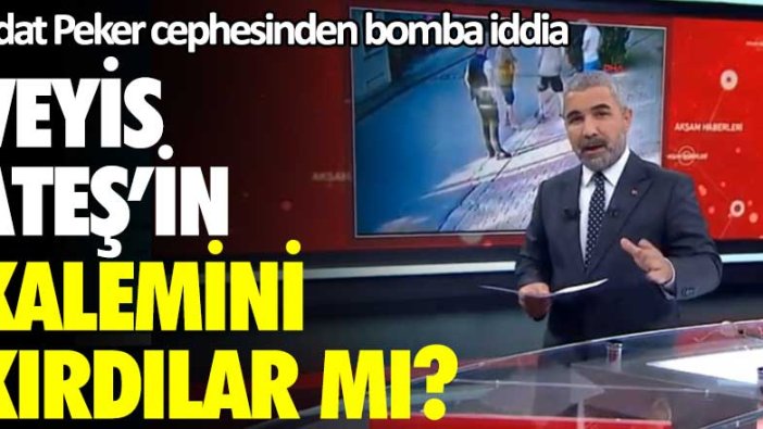 Veyis Ateş’in kalemini kırdılar mı? Sedat Peker cephesinden bomba iddia