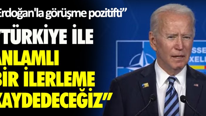 ABD Başkanı Biden gerçekleştirdiği görüşmeler üzerine konuştu