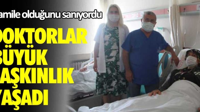 Hamile olduğunu sanıyordu! Doktorlar büyük şaşkınlık yaşadı