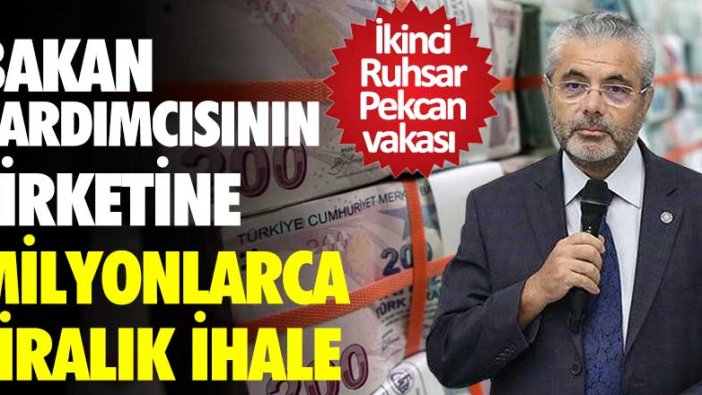 Sağlık Bakanı yardımcısı Sabahattin Aydın'ın şirketin milyonlarca liralık ihale! İkinci Ruhsar Pekcan vakası