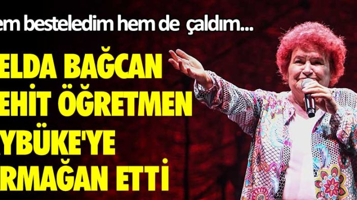 Selda Bağcan şehit öğretmen Aybüke'ye armağan etti! Hem besteledim hem de  çaldım...