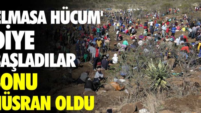 'Elmasa hücum' diye başladılar sonu hüsran oldu