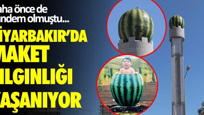 Diyarbakır'da maket çılgınlığı yaşanıyor! Daha önce de gündem olmuştu