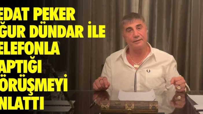 Sedat Peker'den yeni mesaj: İnşallah barışırlar