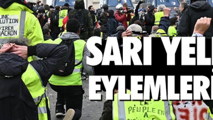 Sarı yeleklilerin eylemeleri sürüyor