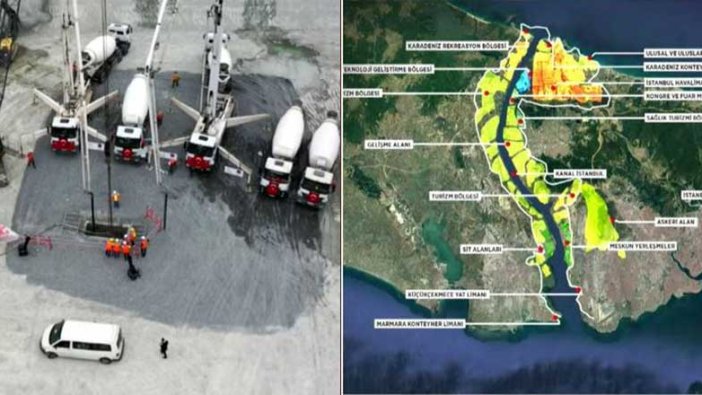 Erdoğan, Kanal İstanbul töreninde muhalefete yüklendi