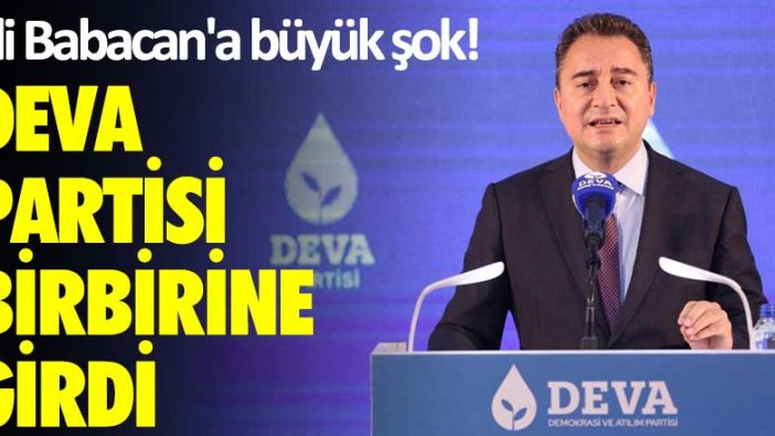 Ali Babacan'a büyük şok! DEVA Partisi birbirine girdi