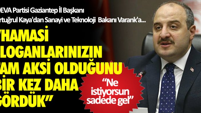 Bakan Varank'ın sanayiciye sarf ettiği "Ne istiyorsun sadede gel" lafları tepki çekti