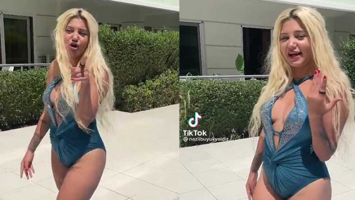 TikTok fenomeni Nazlı Büyükyaldız'tan tepki çeken sözler! Pis fakirler diye videoya başladı