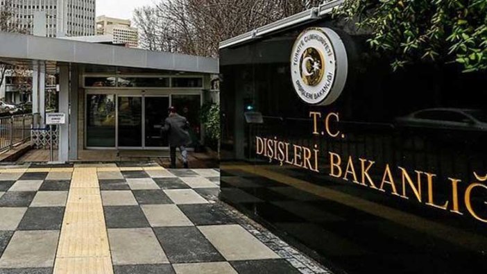 Dışişleri Bakanlığı'ndan, ABD'ye tepki