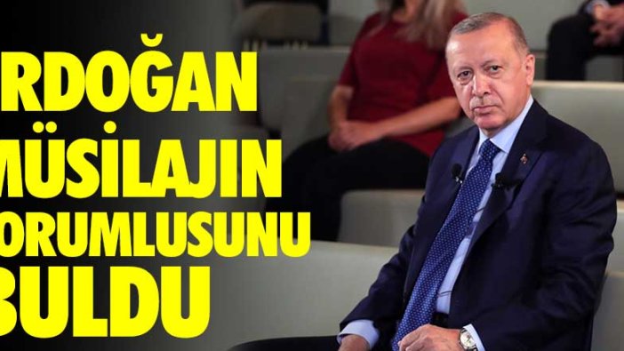 Erdoğan müsilajın sorumlusunu buldu