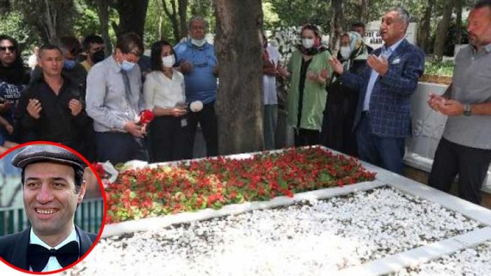 Kemal Sunal'ın mezarı başında gerginliği