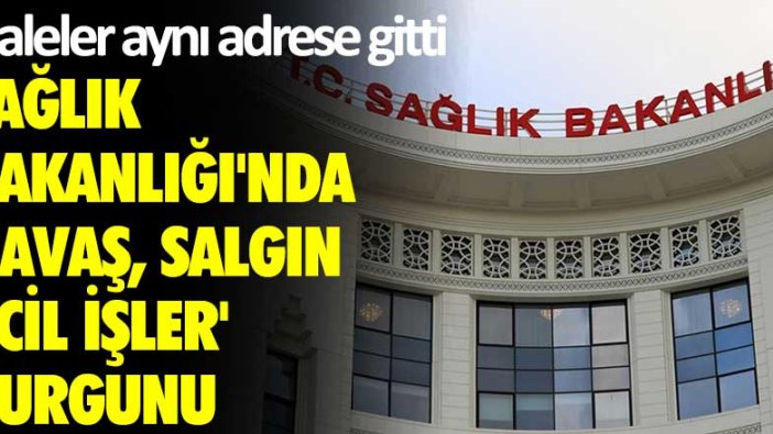 Sağlık Bakanlığı'nda 'Savaş, salgın, acil işler' vurgunu! İhaleler aynı adrese gitti