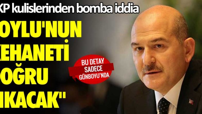 AKP kulislerinden bomba iddia: Süleyman Soylu'nun kehaneti doğru çıkacak