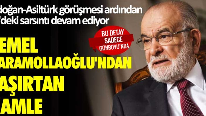 Erdoğan-Asiltürk görüşmesi ardından SP'deki sarsıntı devam ediyor Temel Karamollaoğlu'ndan şaşırtan hamle