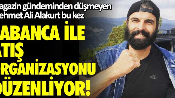 Magazin gündeminden düşmeyen Mehmet Ali Alakurt bu kez tabanca ile atış organizasyonu düzenliyor!