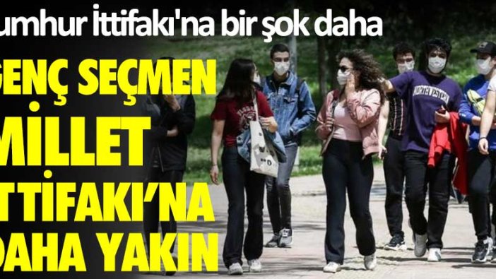 Cumhur İttifakı'na bir şok daha! Millet İttifakı'na daha yakın hissediyor