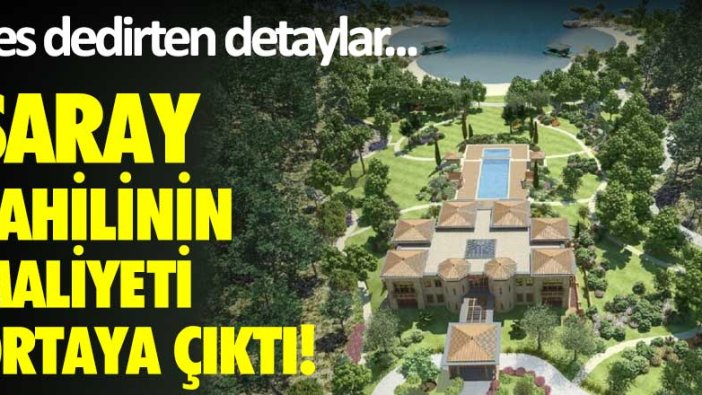 Pes dedirten detaylar...Saray sahilinin maliyeti ortaya çıktı