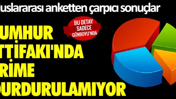 Uluslararası anketten çarpıcı sonuçlar! Cumhur İttifakı'nda erime durdurulamıyor